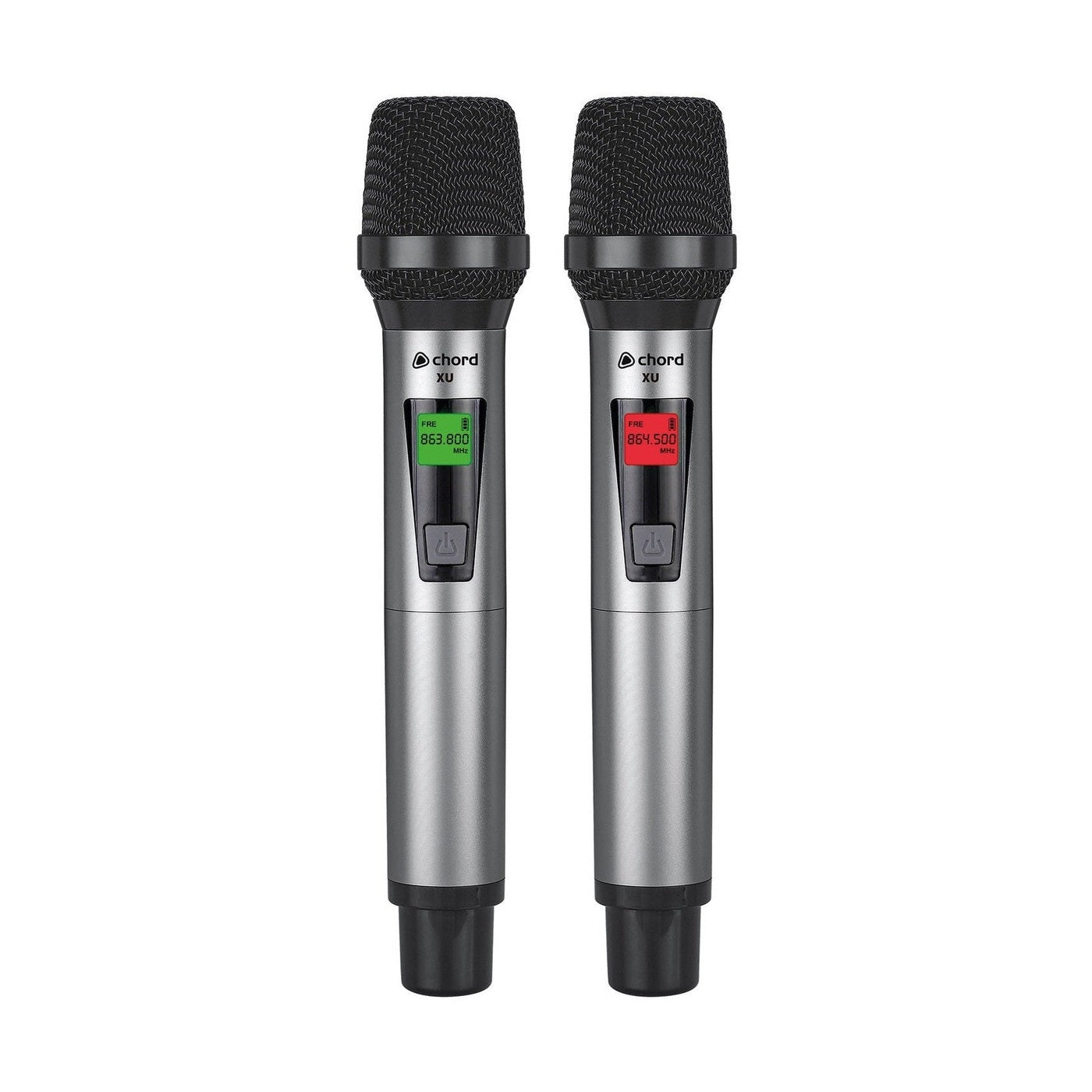 Chord XU2 Dual Handheld UHF Wireless Microphone System 4