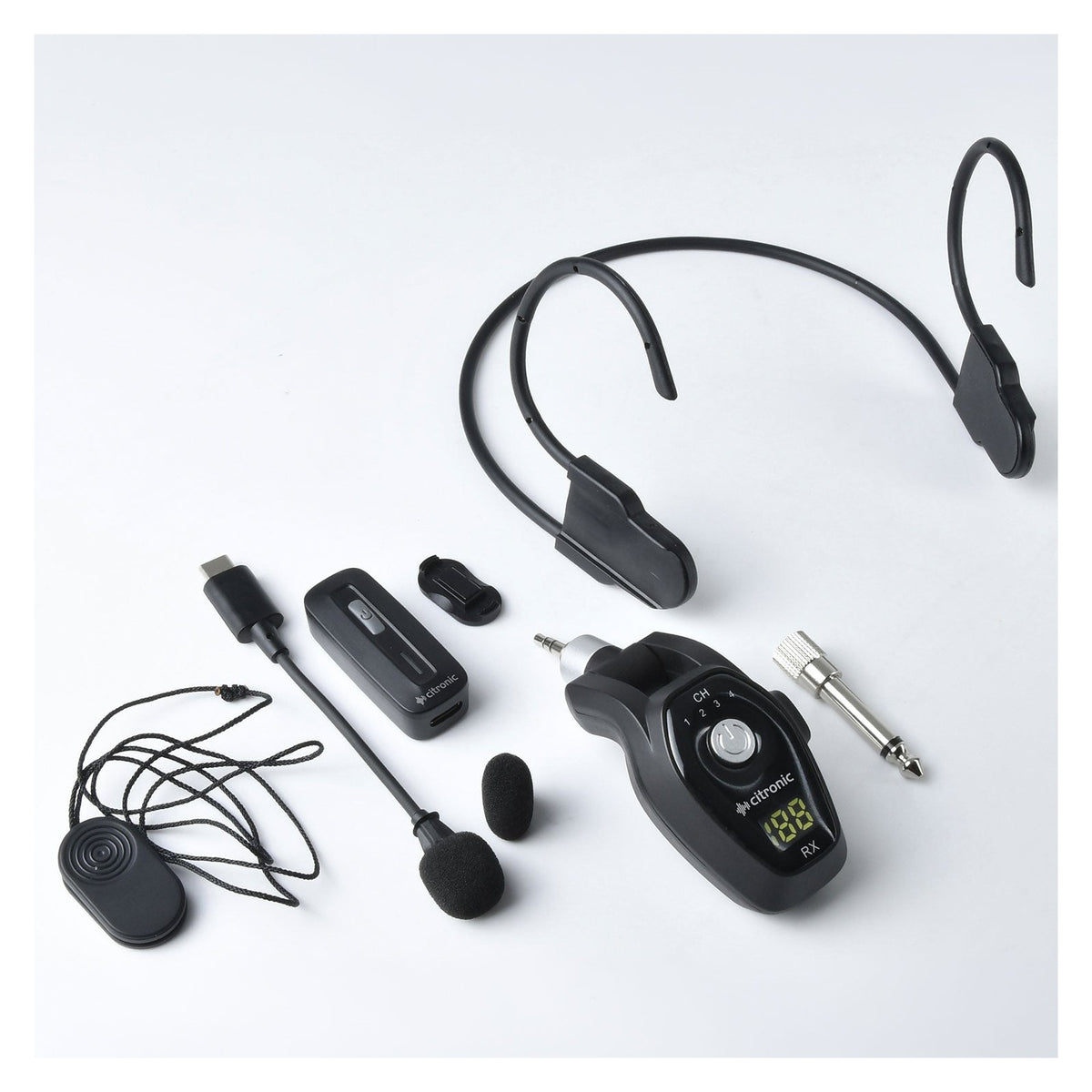 Citronic NL24 Wireless Lavalier / Neckband 2.4G Microphone System 6