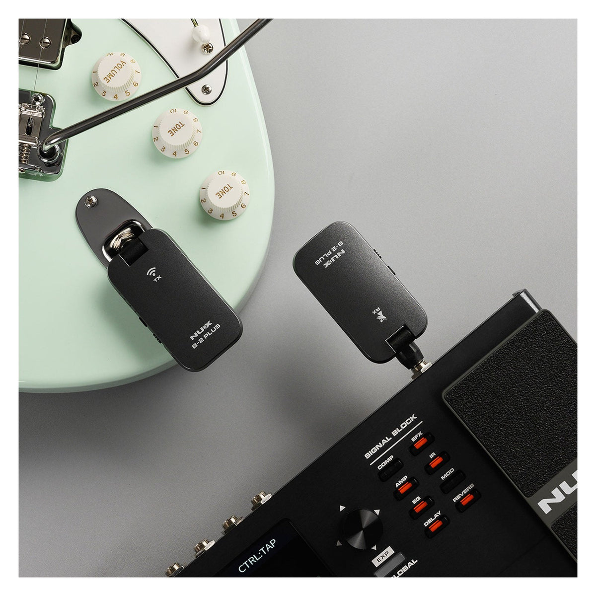 NUX B-2 Plus - Pocket-Size 2.4GHz Wireless Guitar System 6