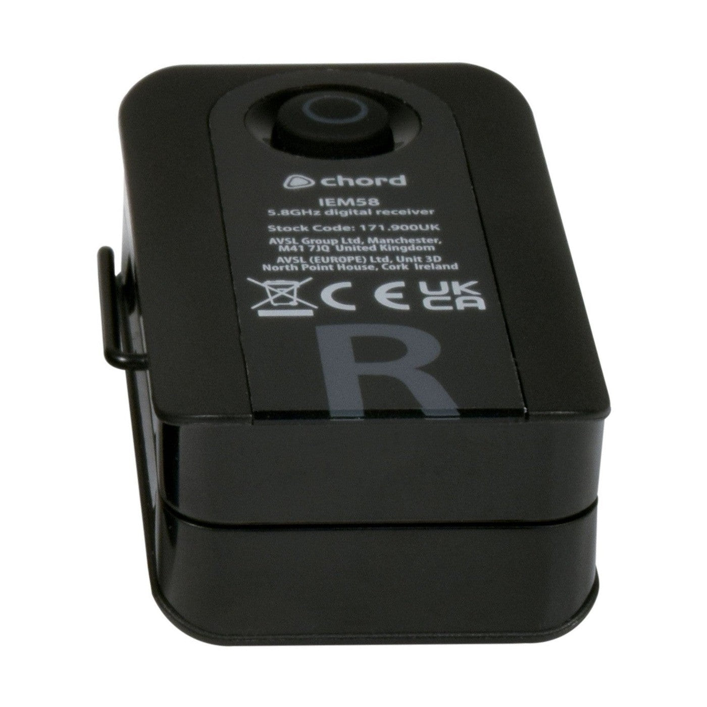 Chord RX-IEM58 Spare Receiver for IEM-58 In-Ear Monitoring System 1