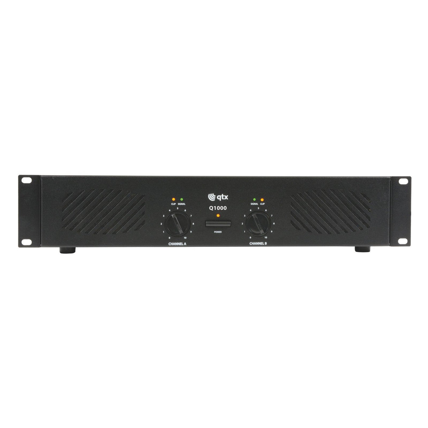 QTX Q1000 2 x 500W Stereo Power Amplifier 1