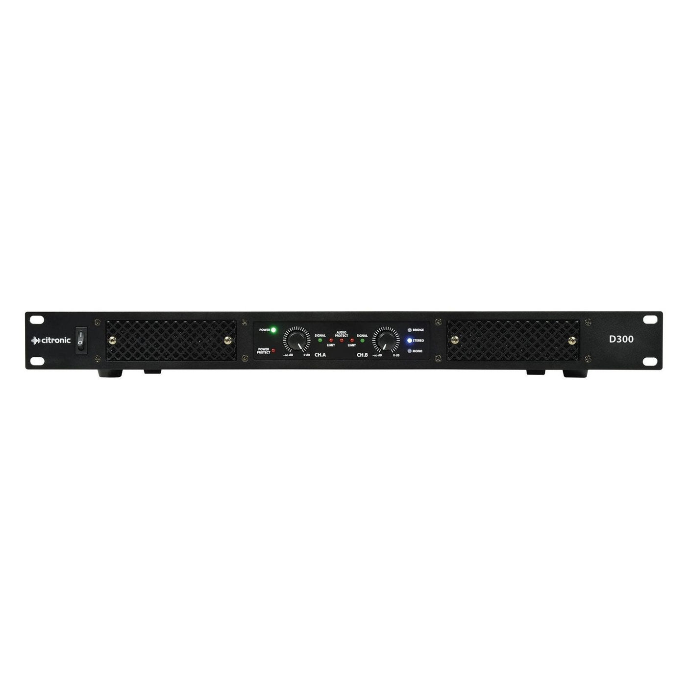 Citronic D300 2 x 150W Class-D Power Amplifier 4-8 Ohms 1