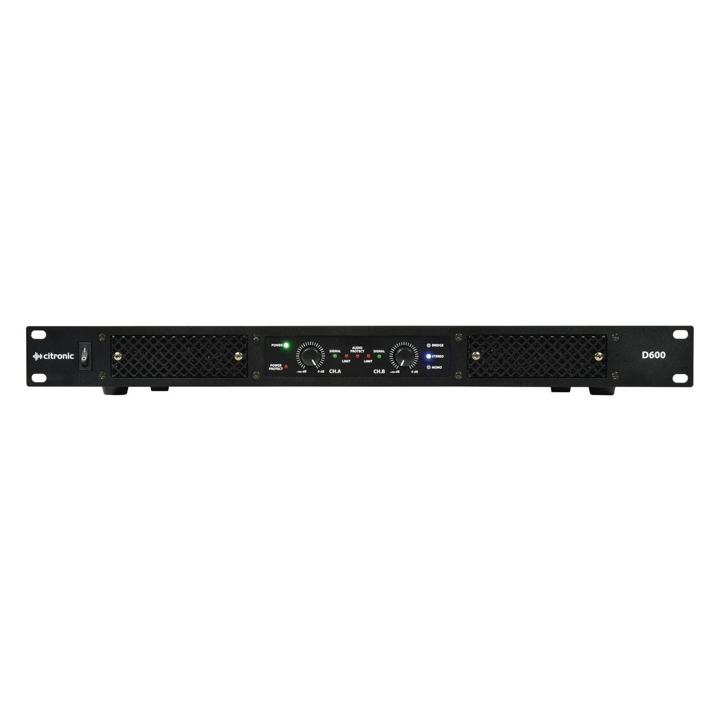 Citronic D600 2 x 300W Class-D Power Amplifier 4-8 Ohms