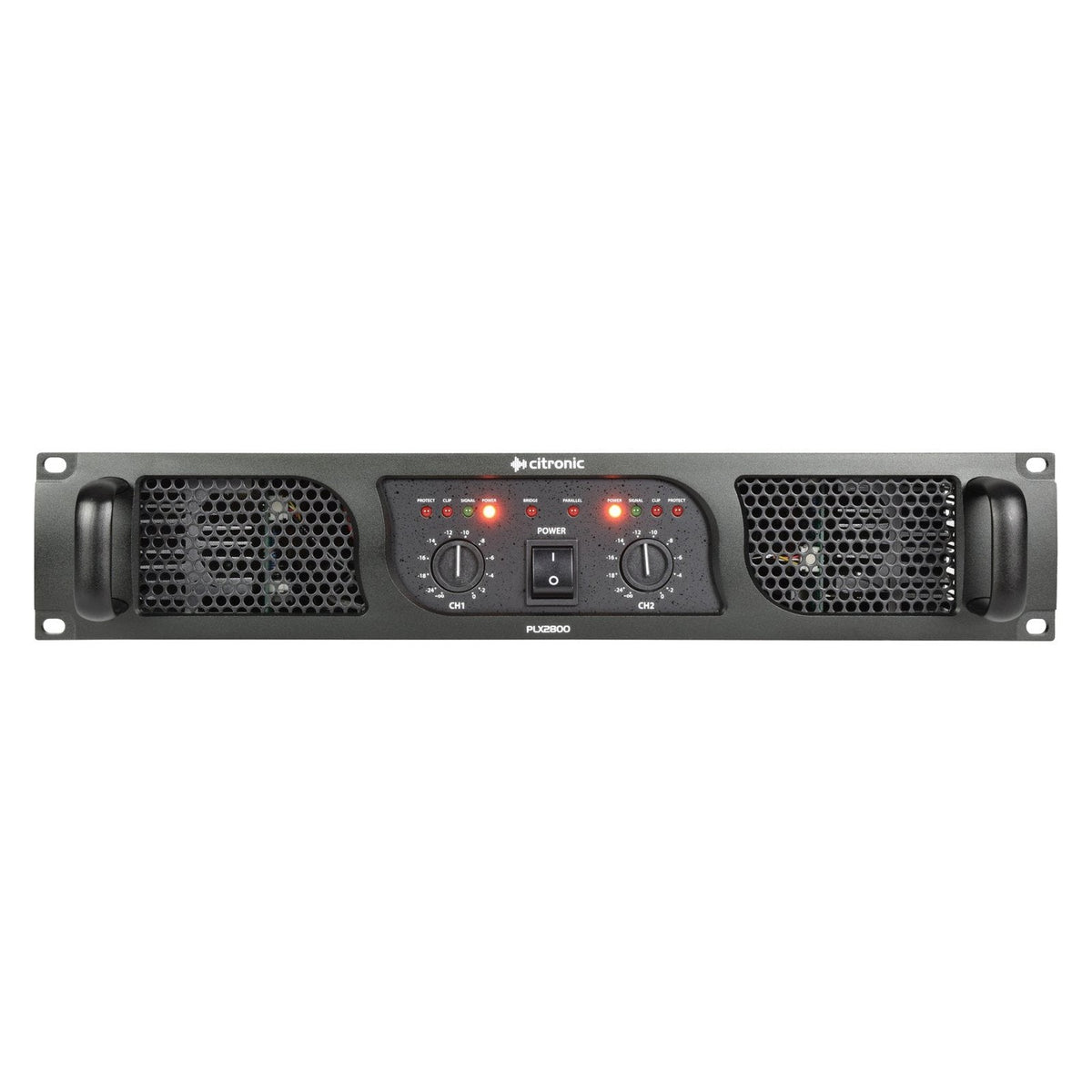 Citronic PLX2800 2-Channel Power Amplifier - 2 x 1400W @ 2Ω 1
