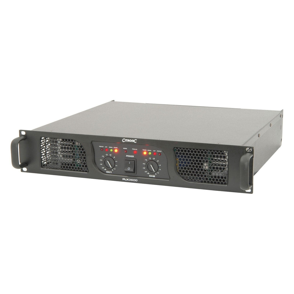 Citronic PLX3600 2-Channel Power Amplifier - 2 x 1800W @ 2Ω 3