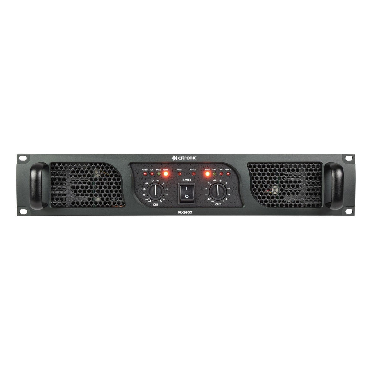 Citronic PLX3600 2-Channel Power Amplifier - 2 x 1800W @ 2Ω 1