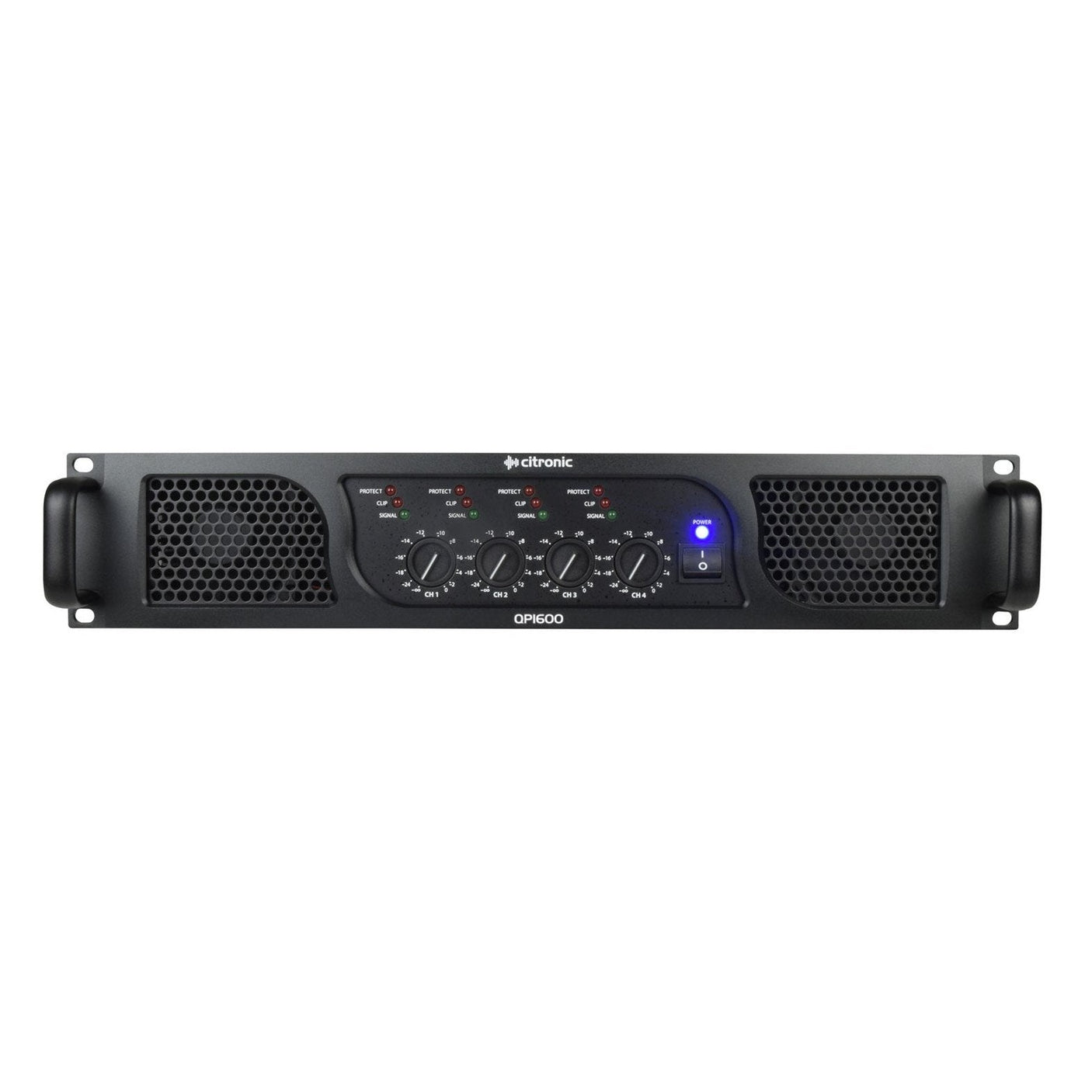 Citronic QP1600 4-Channel Power Amplifier – 4 x 400W @ 2Ω 1