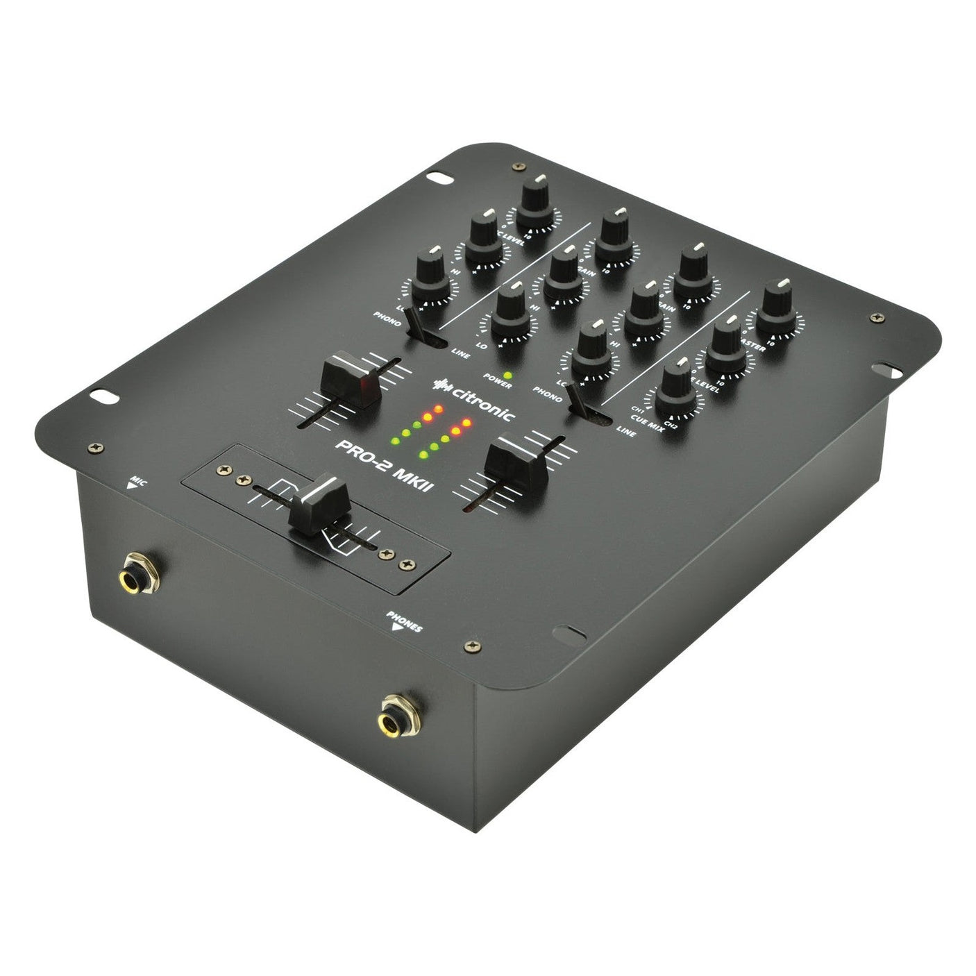 Citronic PRO-2 MKII 2-Channel DJ Mixer 2