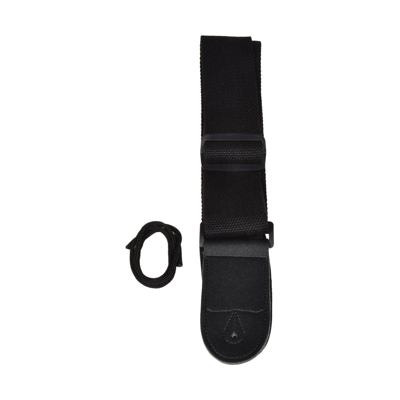 Chord Coarse Weave Nylon Guitar Strap - Black 1
