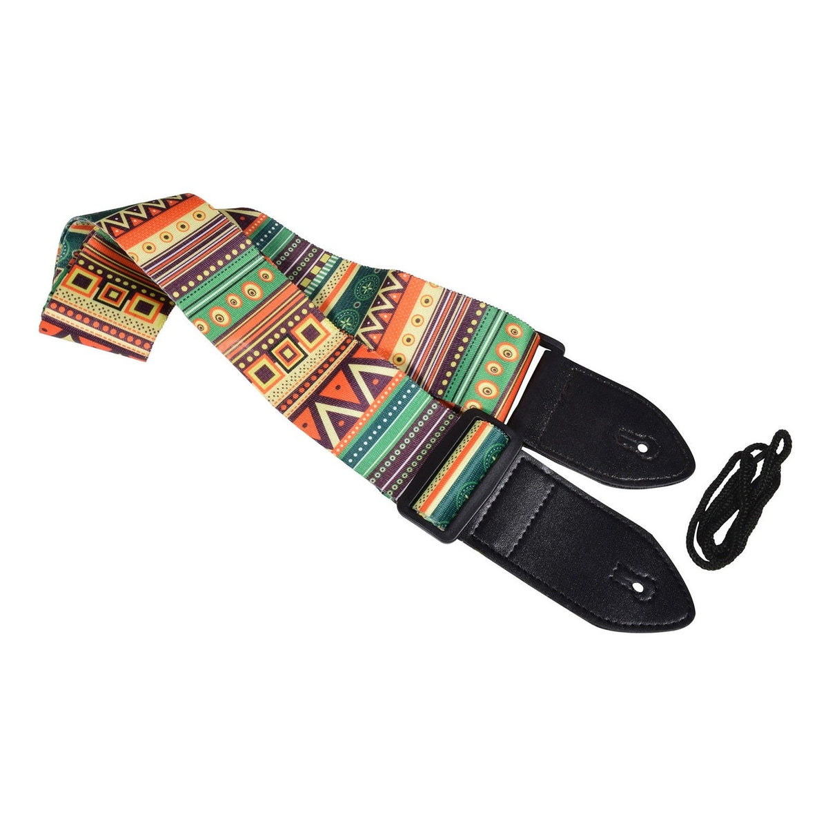 Chord Printed Design Webbing Guitar Strap - Aztec Design STP-AZT1 1