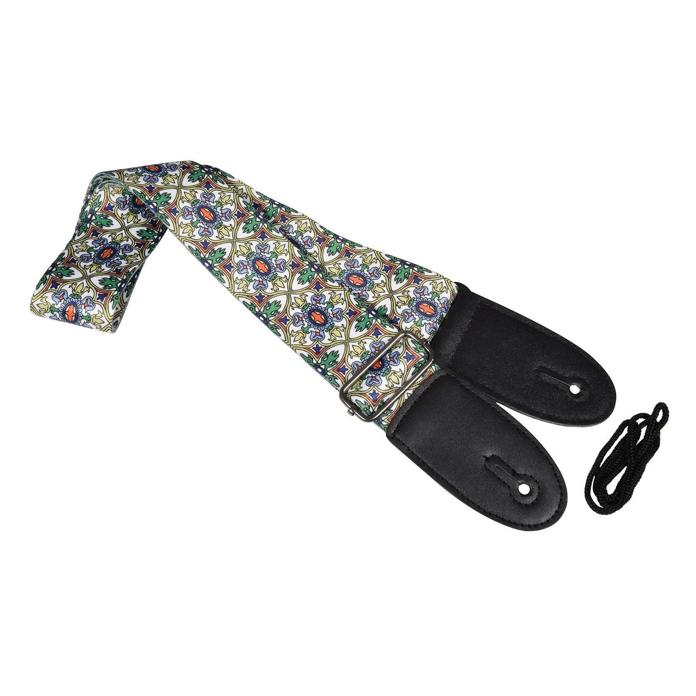 Chord Deluxe Printed Design Guitar Strap - Multi-Colour Floral STP-MFL2 1