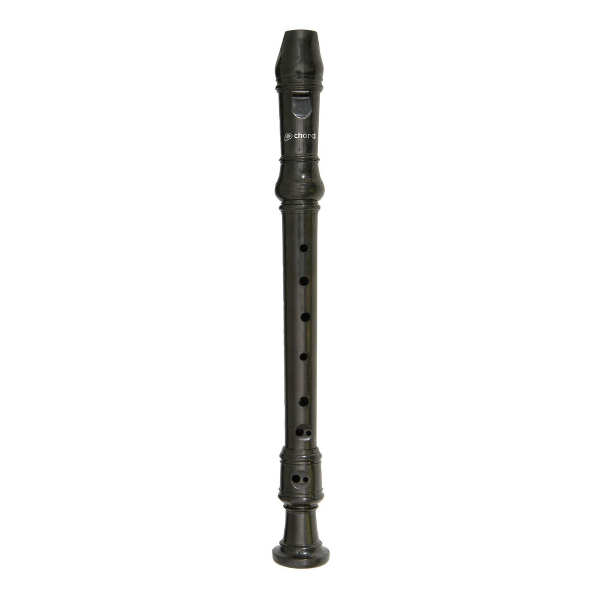 Chord Descant Baroque Recorder — Key Of C, ABS Plastic, Black 1