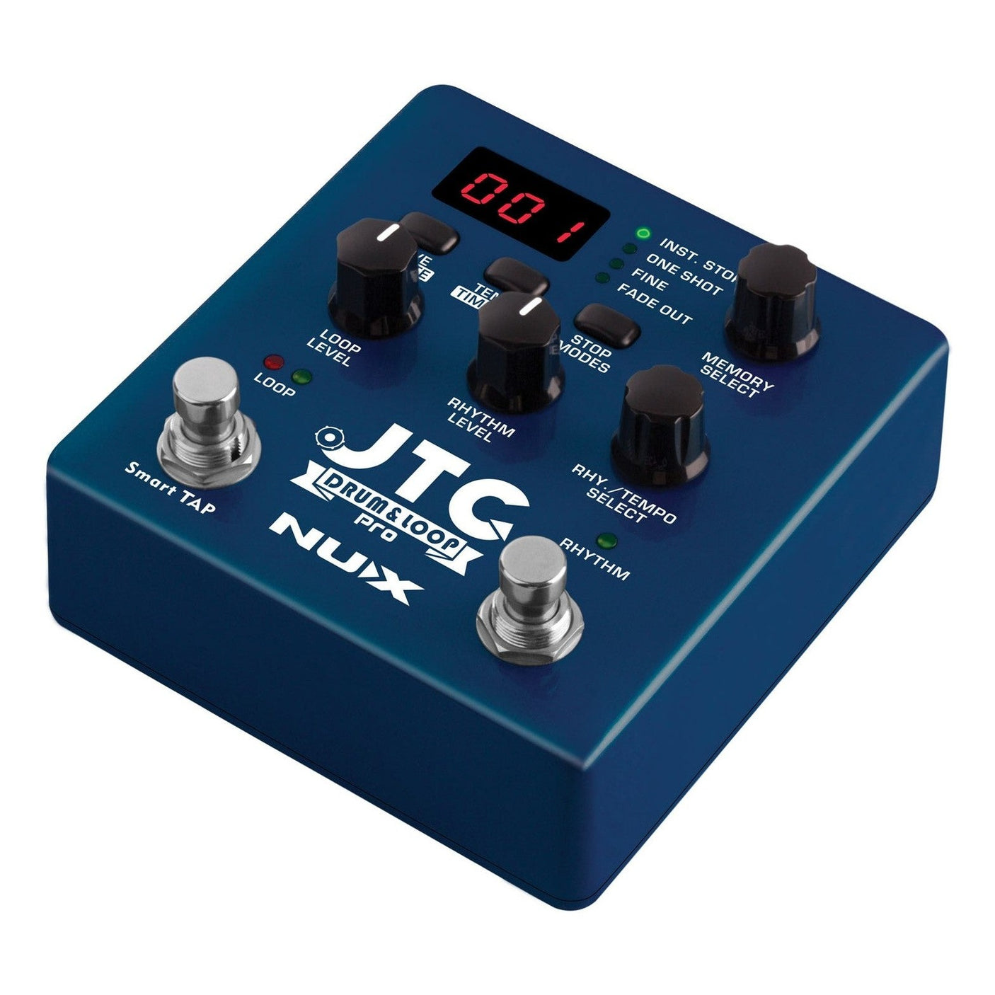 NUX JTC Drum & Loop PRO - Dual Drum Machine & Looper Pedal 2