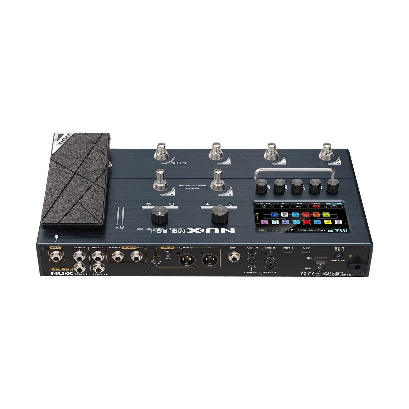NUX MG-50Li Guitar Multi-FX Processor & Profiler Black 4