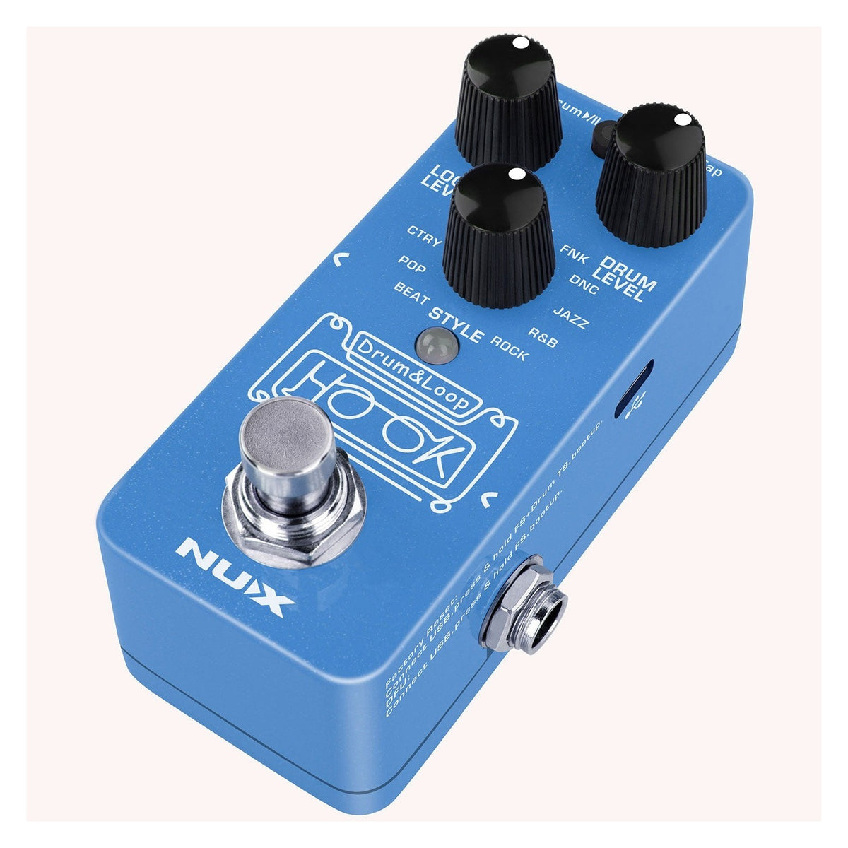 NUX Hook Drum & Loop - Drum Machine & Looper Pedal 2