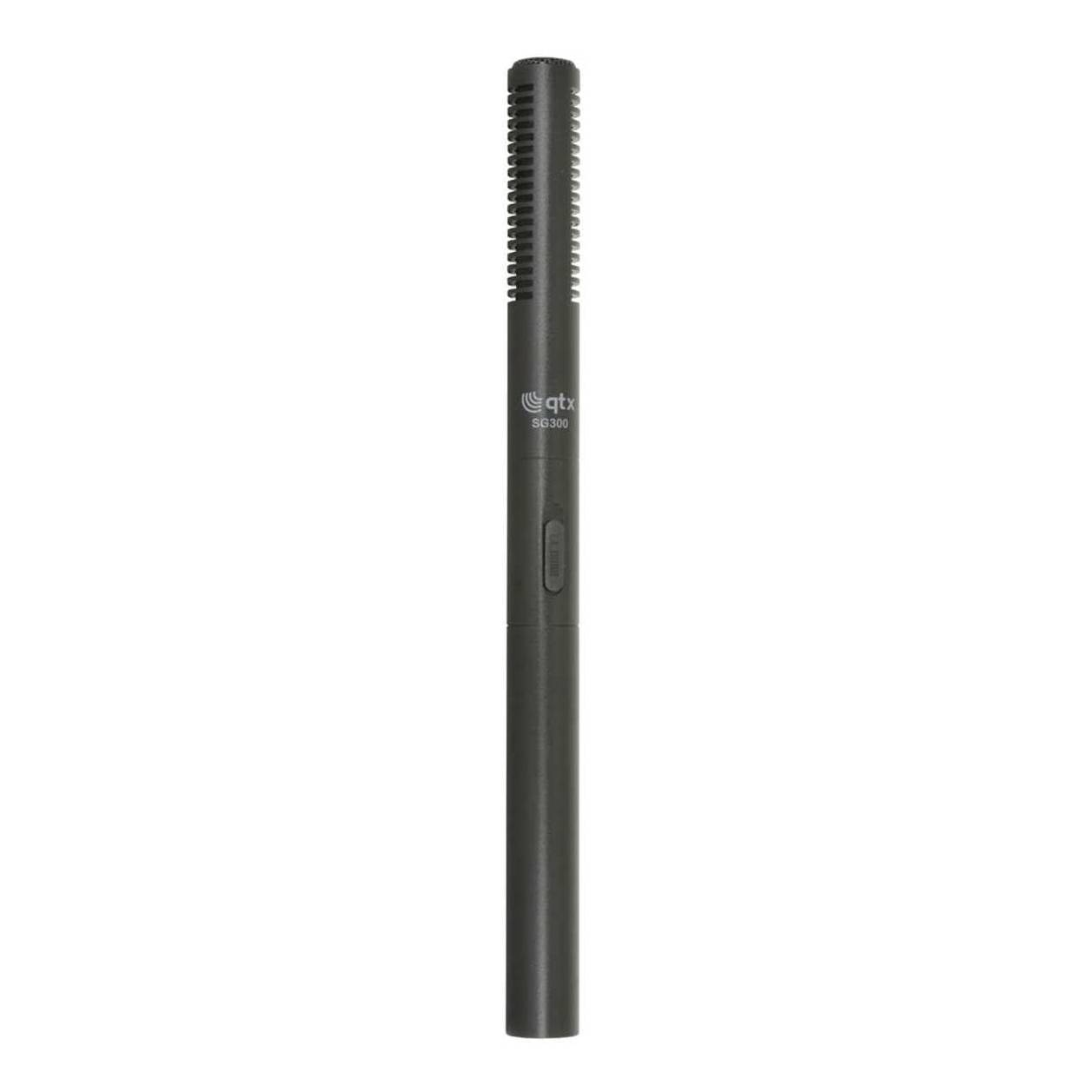 QTX SG300 Switchable Cardioid/Hypercardioid Short Shotgun Microphone 1