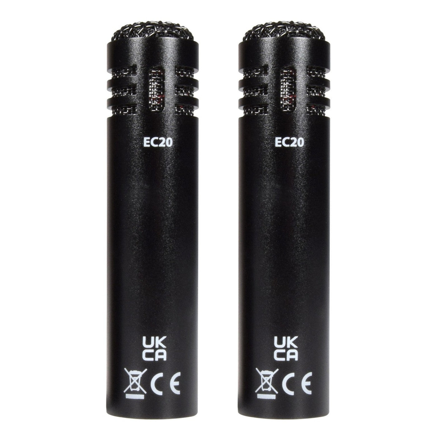 Citronic ECM20 Compact Stereo Cardioid Condenser Mics - Pair 2