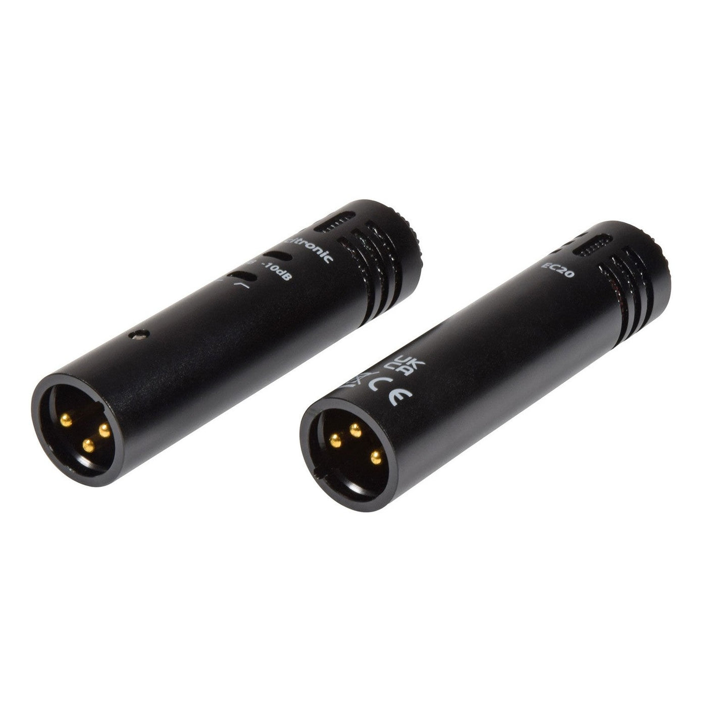 Citronic ECM20 Compact Stereo Cardioid Condenser Mics - Pair 3
