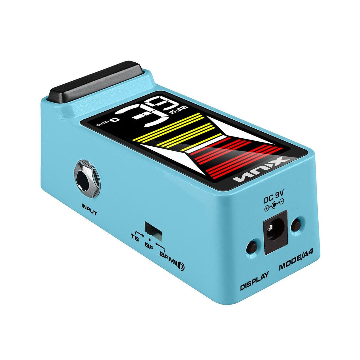 NUX Flow Tune Guitar Tuner Pedal - Blue 6