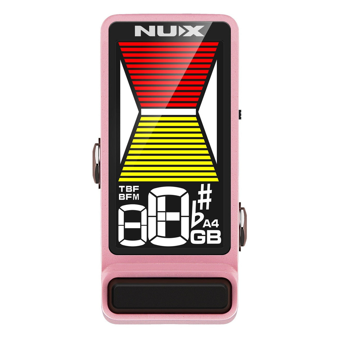 NUX Flow Tune Guitar Tuner Pedal - Pink 1