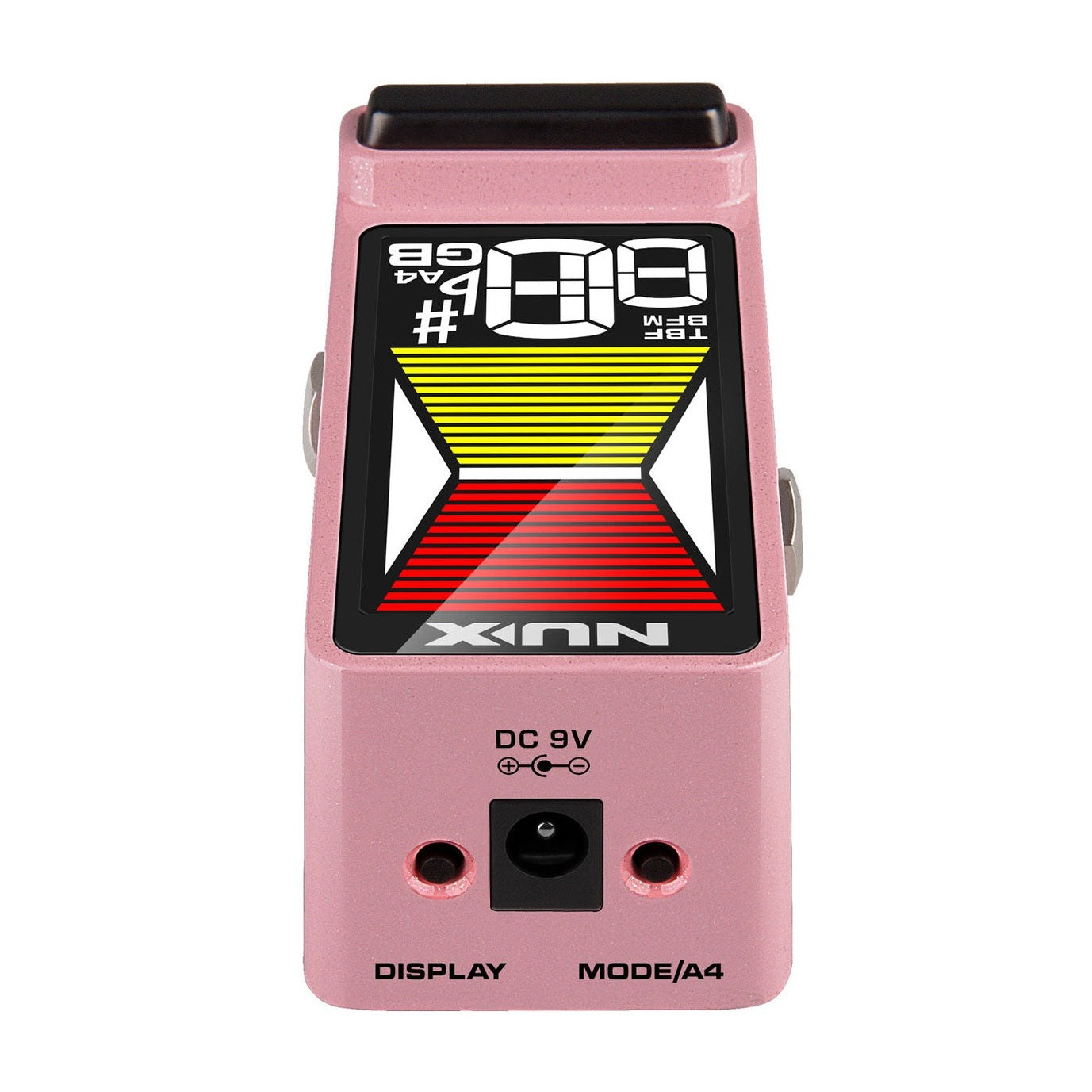 NUX Flow Tune Guitar Tuner Pedal - Pink 4