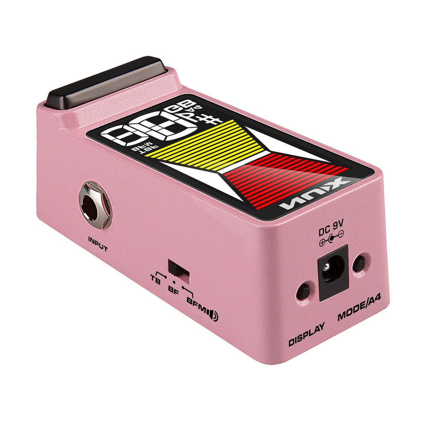 NUX Flow Tune Guitar Tuner Pedal - Pink 5
