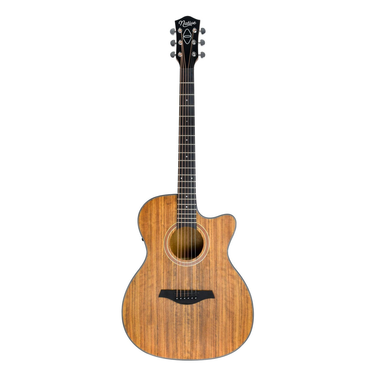 Chord Native Series Electro-Acoustic Guitar — Walnut 1