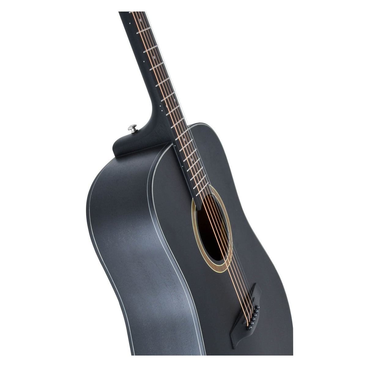 Chord Sundown Acoustic Western Guitar — Black 4