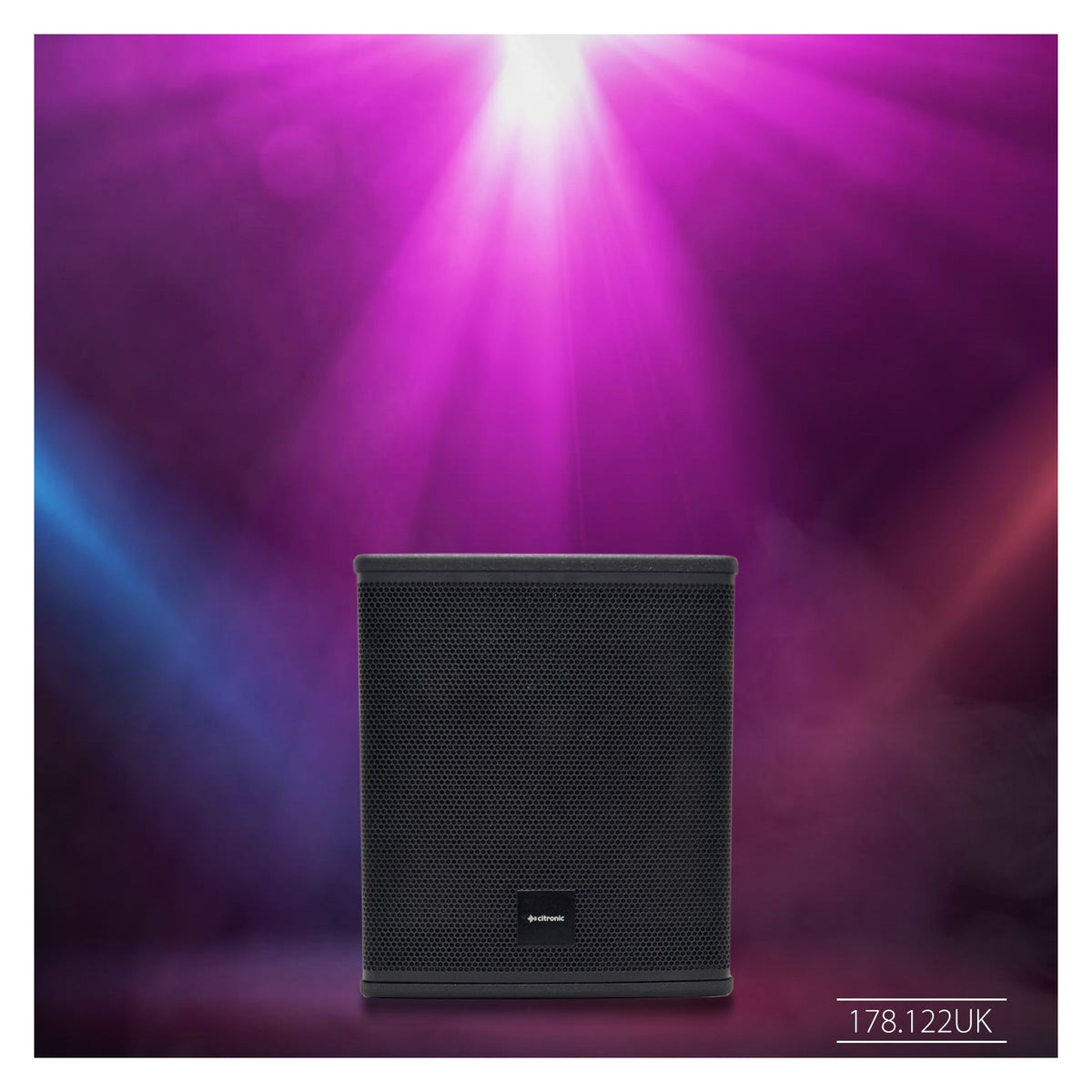 Citronic CASA-12BA 12" 400W Active PA Subwoofer 5