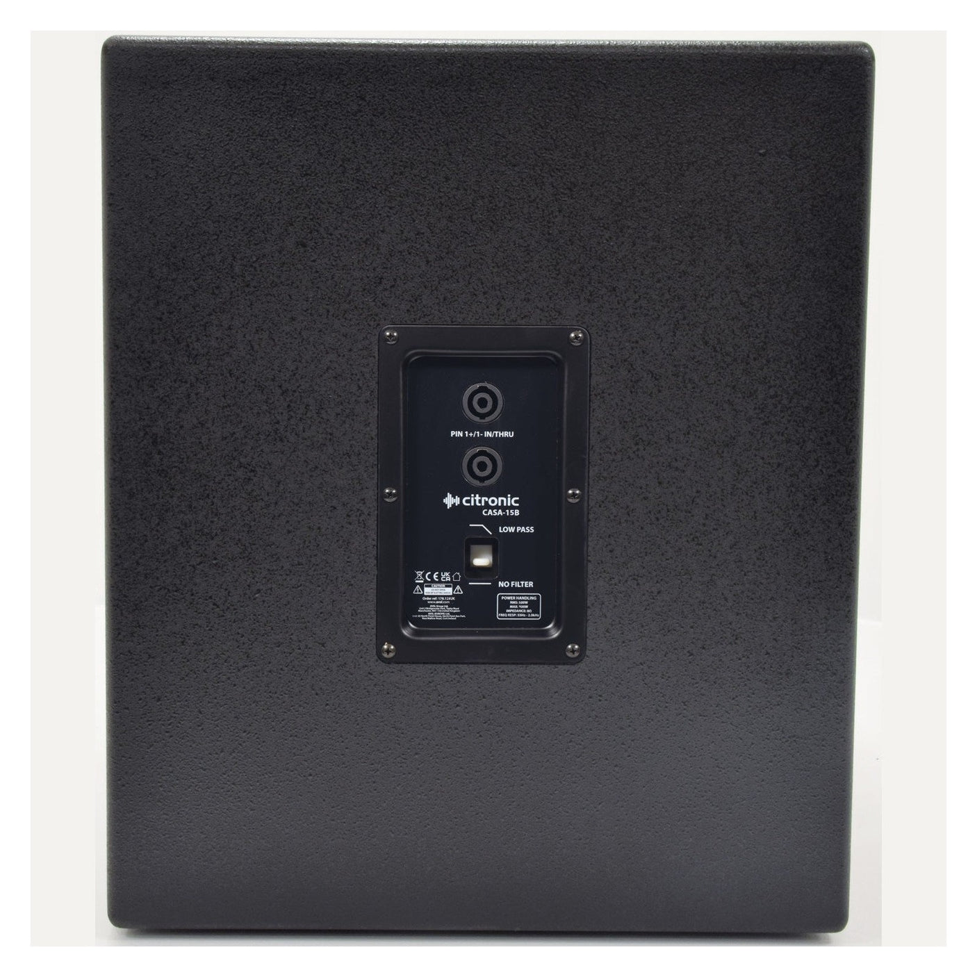 Citronic CASA-15B 15" 500W Passive PA Subwoofer 3