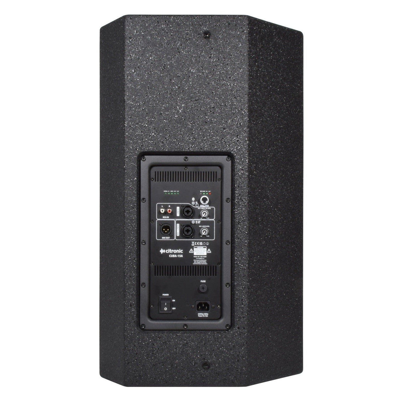 Citronic CUBA-15A 15" 450W Active PA Speaker With DSP & Bluetooth 2