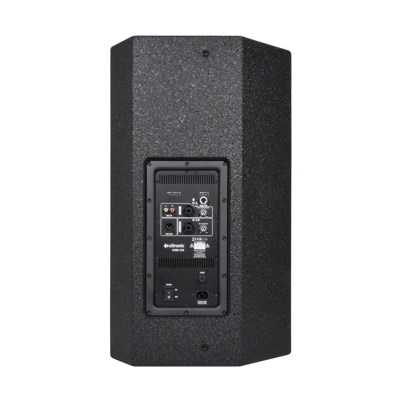 Citronic CUBA-15A 15" 450W Active PA Speaker With DSP & Bluetooth 2