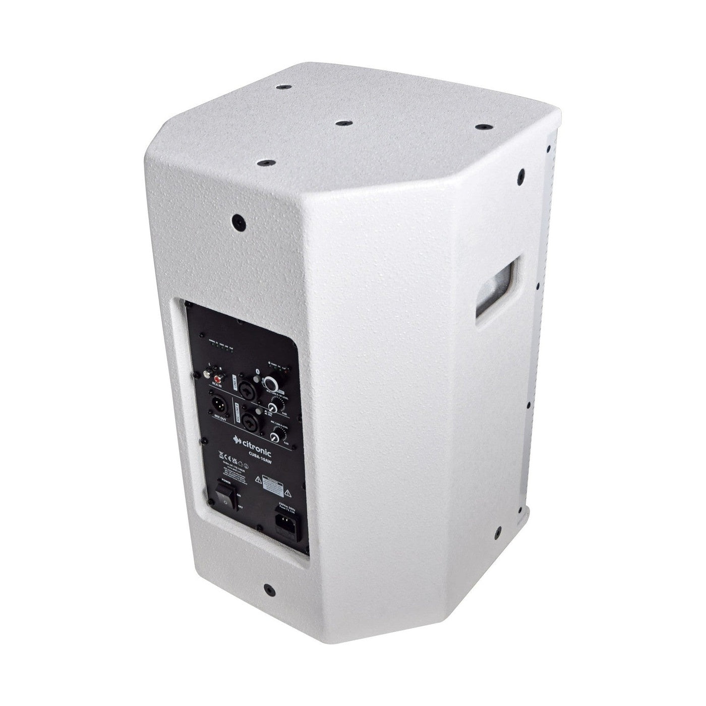 Citronic CUBA-10AW 10" 270W Active PA Speaker With DSP & Bluetooth – White 5