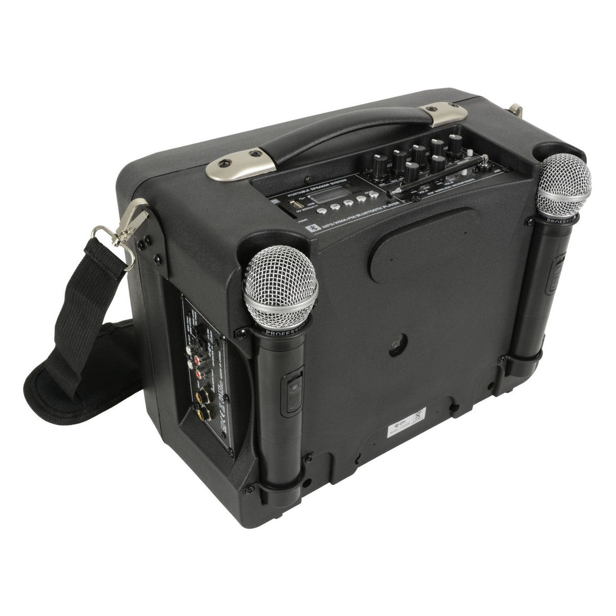 QTX DELTA-50 Desktop Portable PA System With Bluetooth & 2 Wireless Microphones 4