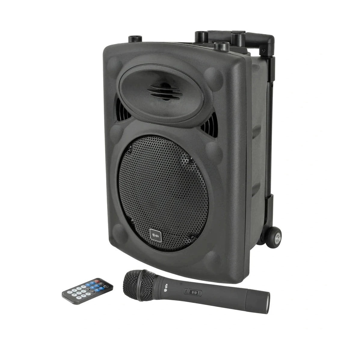 QTX QR8PA Portable PA Speaker with TWS 8"+ 1 x UHF Mic 1