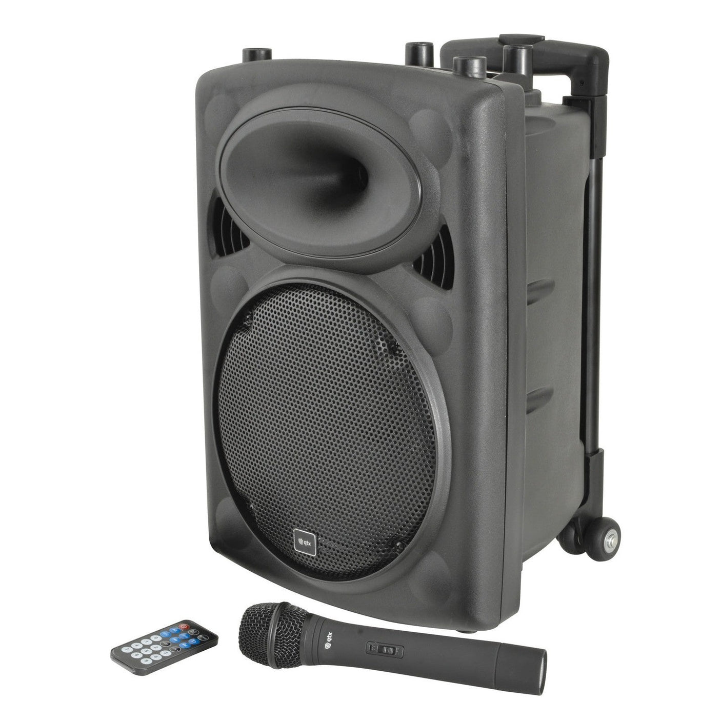 QTX QR10PA Portable PA Speaker with TWS - 10" + 1 x UHF Mic 1