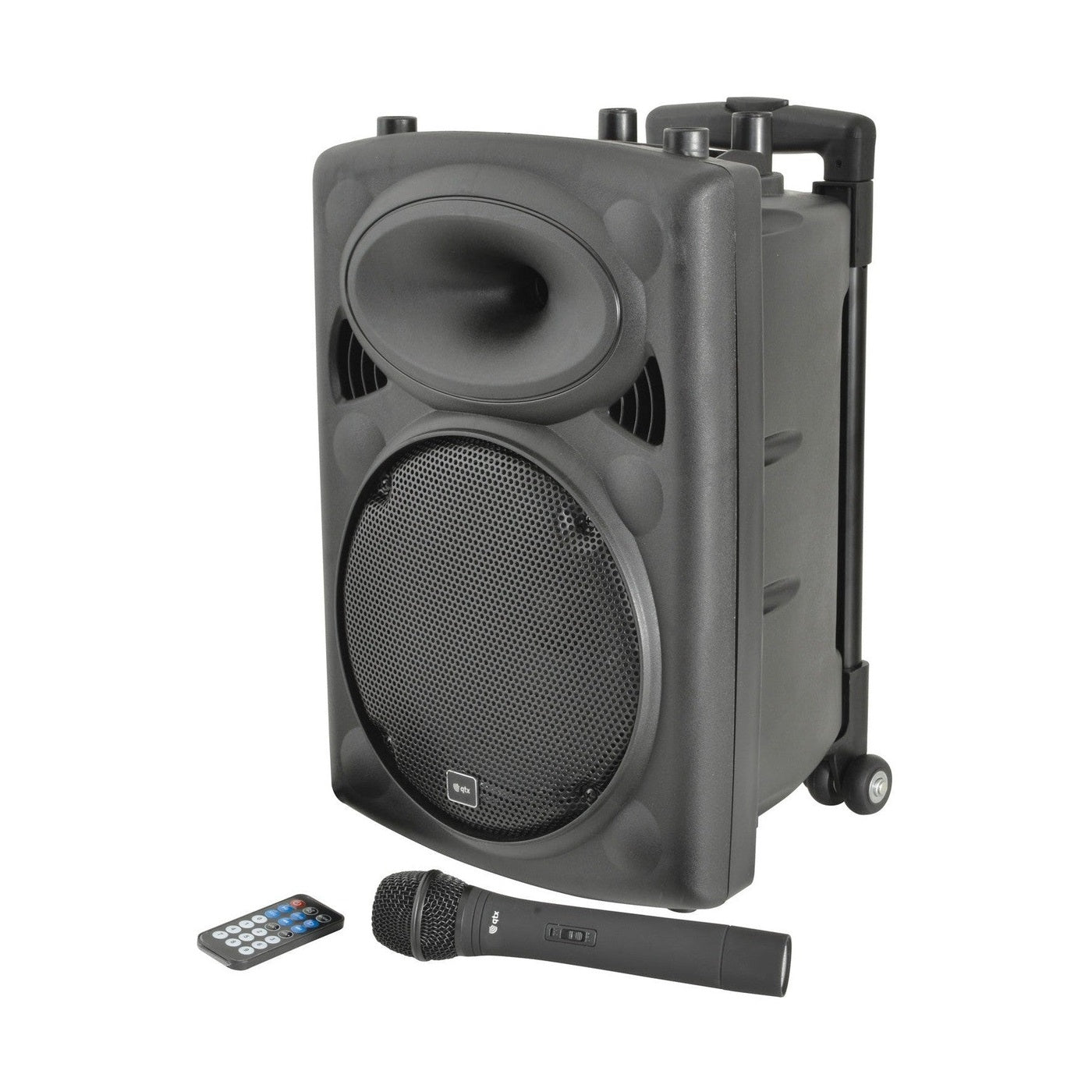 QTX QR10PA Portable PA Speaker with TWS 10"+ 1 x UHF Mic 1
