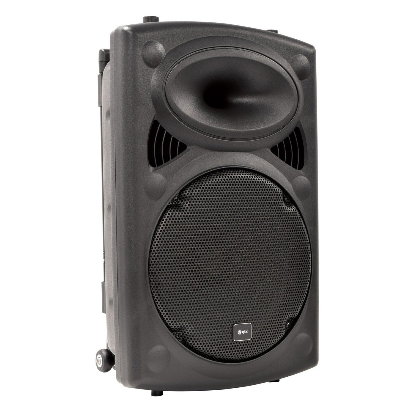 QTX QR12PA Portable PA Speaker with TWS - 12" + 2x UHF Mics 1
