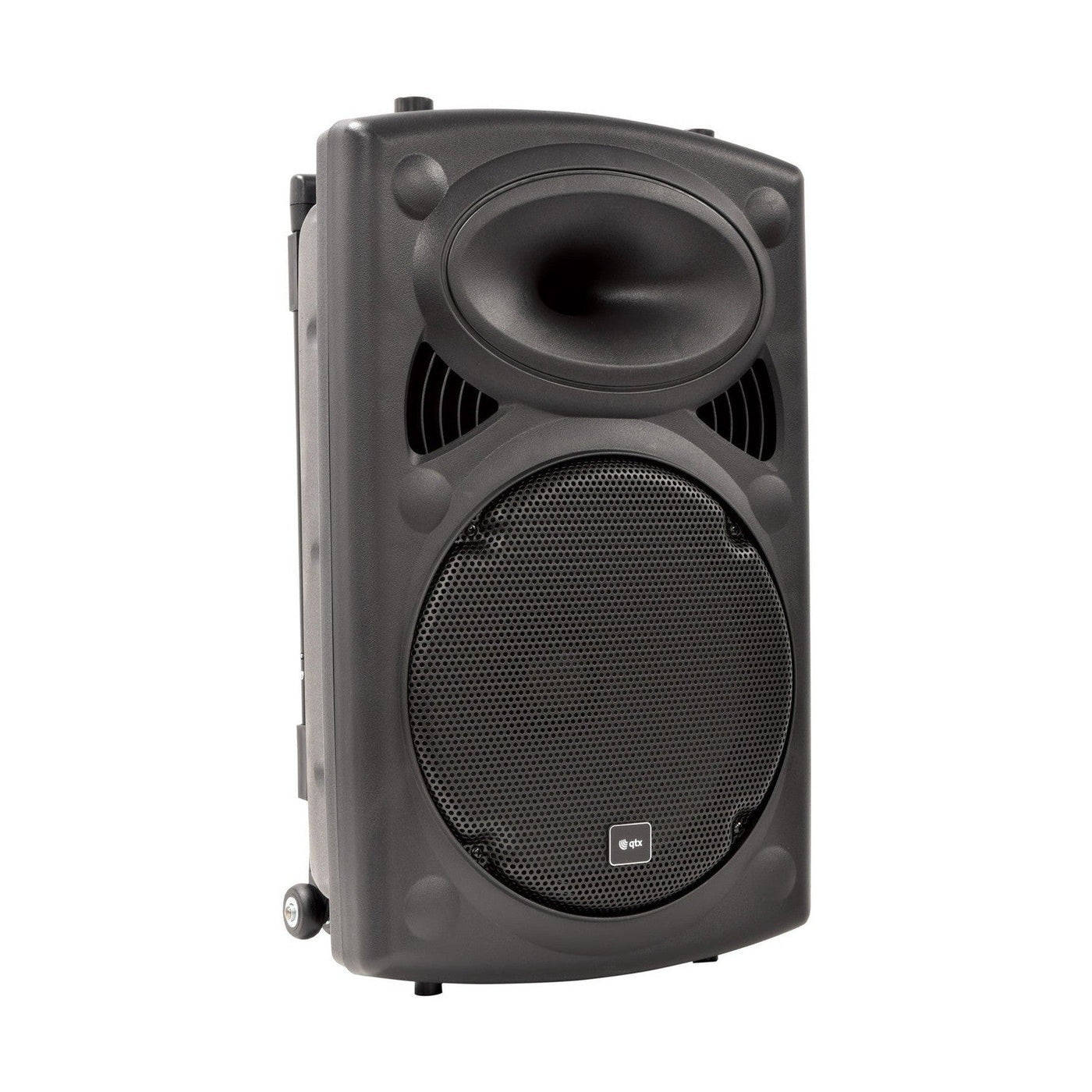 QTX QR12PA Portable PA Speaker with TWS 12" + 2x UHF Mics 1