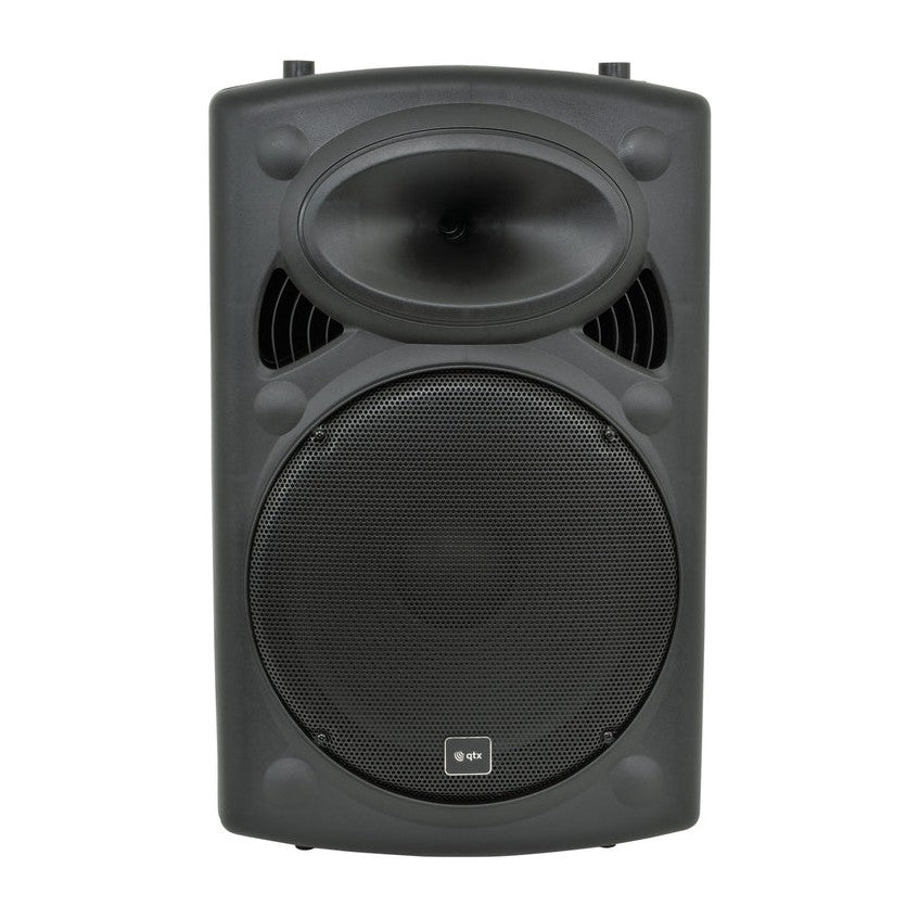 QTX QR15PA Portable PA Speaker with TWS 15" + 2x UHF Mics 2