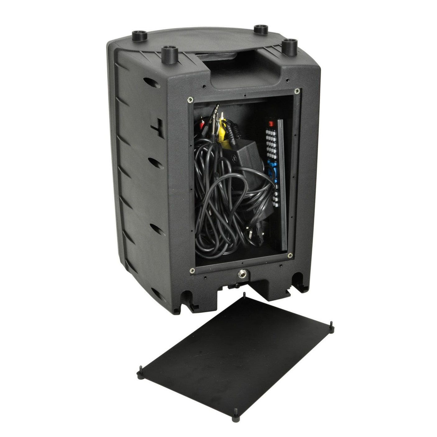 QTX PAV8 Portable PA System With 2 Wireless Microphones, Bluetooth & DVD/CD Player 4