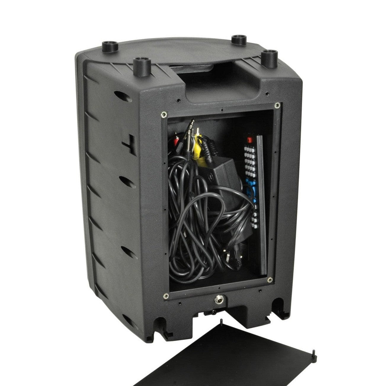 QTX PAV8 Portable PA System With 2 Wireless Microphones, Bluetooth & DVD/CD Player 4
