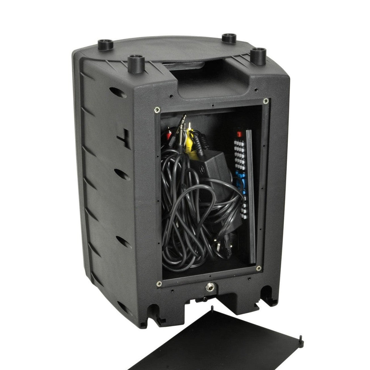 QTX PAV8 Portable PA System With 2 Wireless Microphones, Bluetooth & DVD/CD Player 4