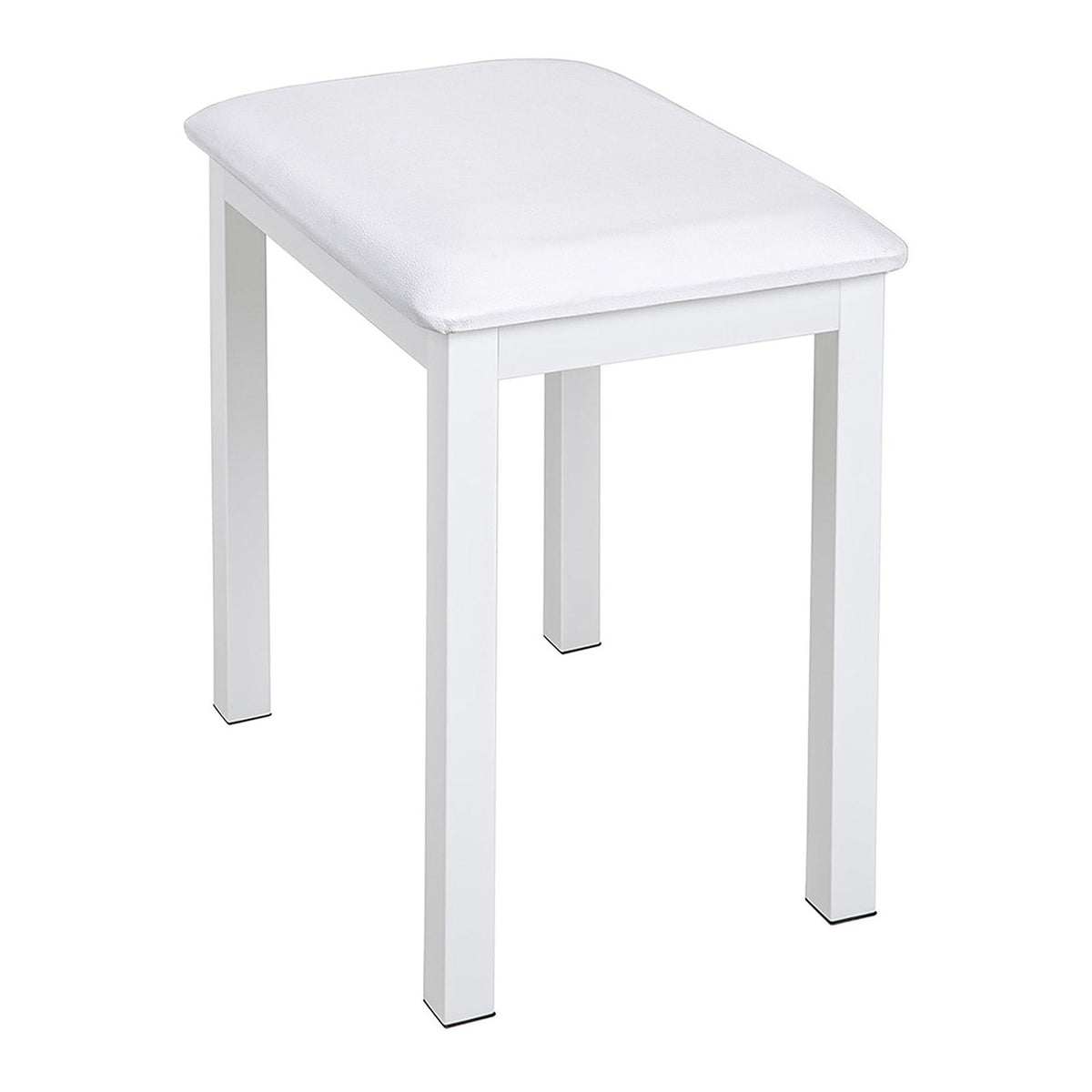 NUX NCK-430 Piano Bench — White Frame, Upholstered Seat 3