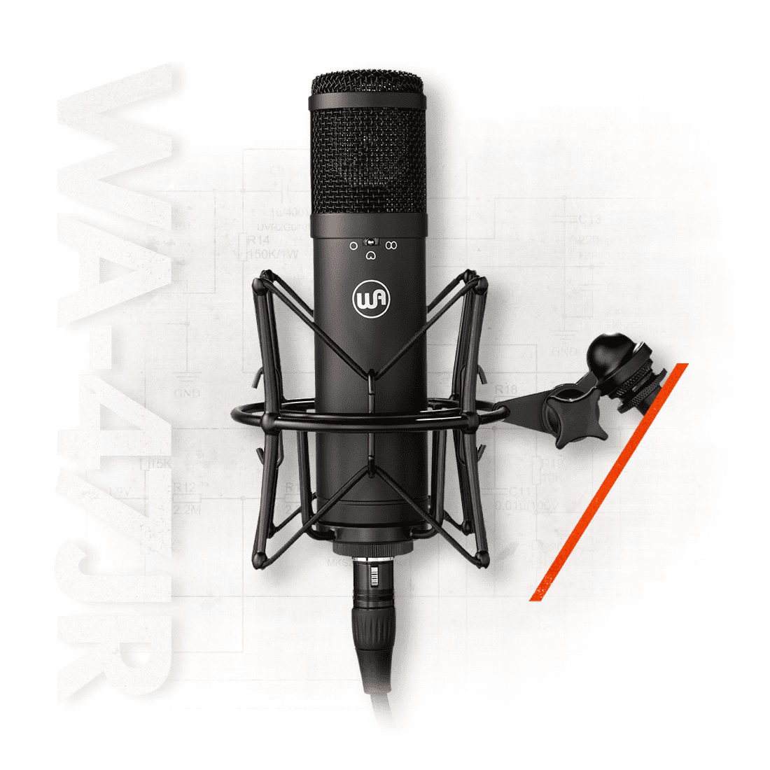Warm Audio WA-47jr Transformer-less FET Condenser Microphone Black 1