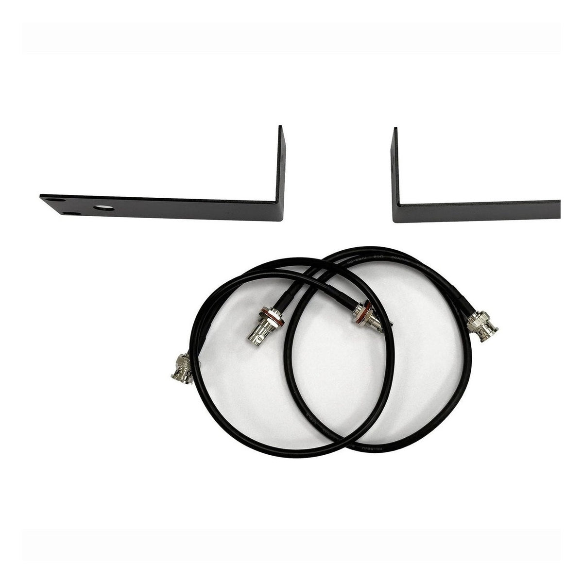 Q-Audio 1U 19" Rack Mount Kit For 1 x QWM 1960 V3 Receiver 2