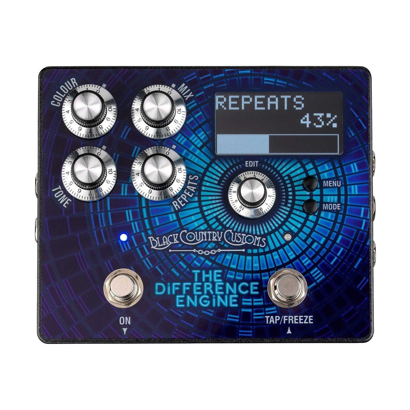 Black Country Customs by Laney - The Difference Engine Stereo Delay Pedal 8