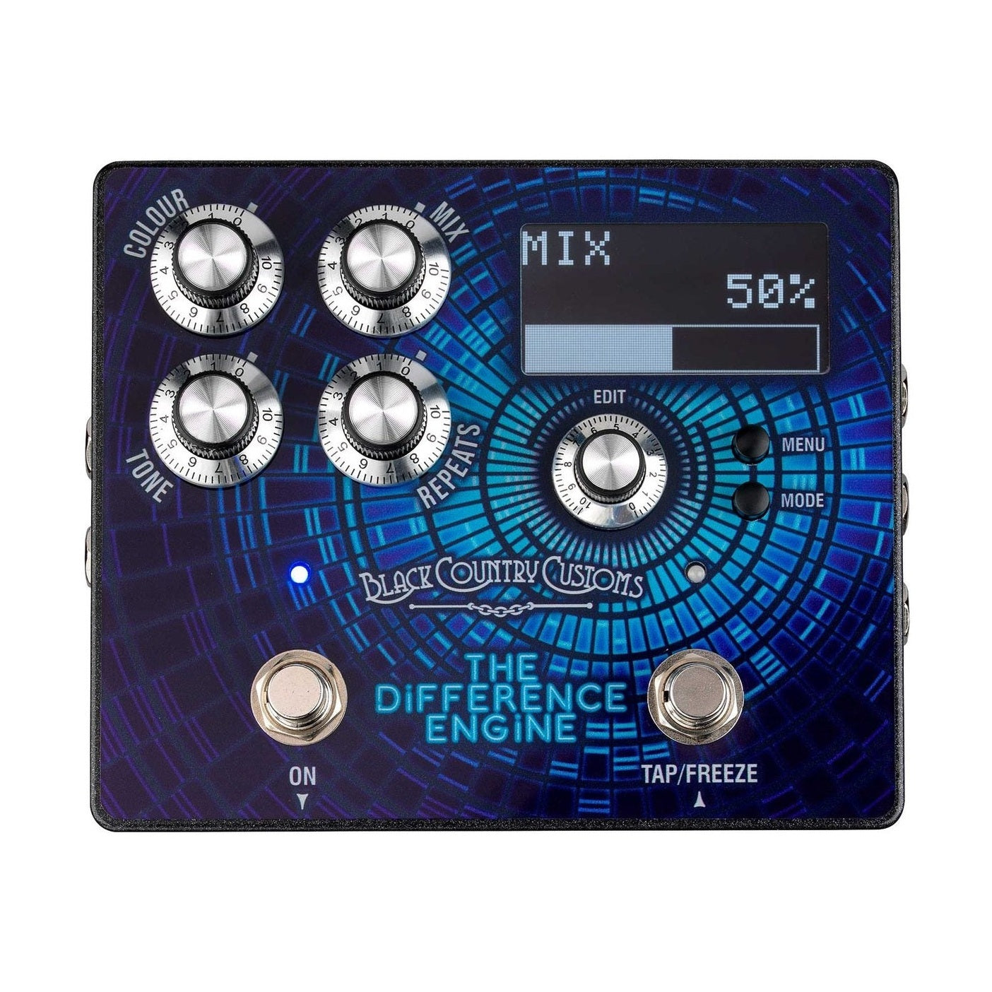 Black Country Customs by Laney - The Difference Engine Stereo Delay Pedal 9