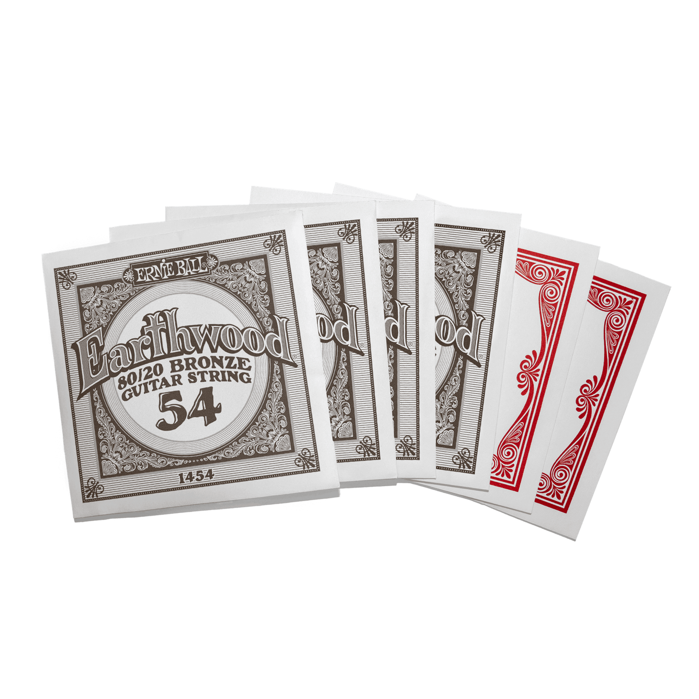 Ernie Ball P02007 Custom Light Earthwood 80/20 Bronze Acoustic Guitar Strings 11.5 - 54 Gauge 2