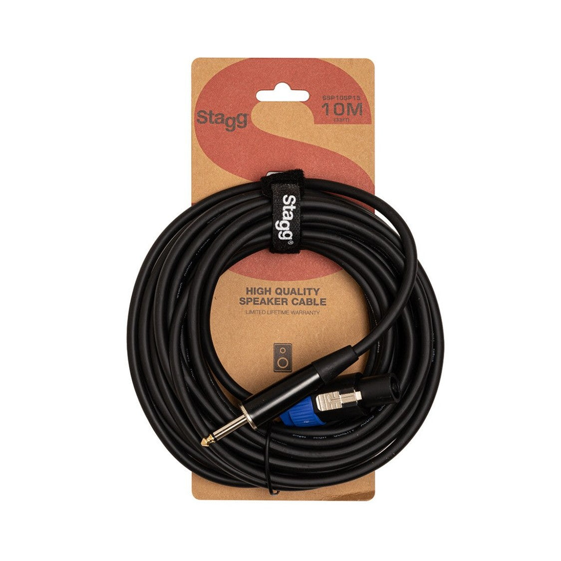Stagg Speakon to 1/4" Jack Speaker Cable 10m – SSP10SP15 2